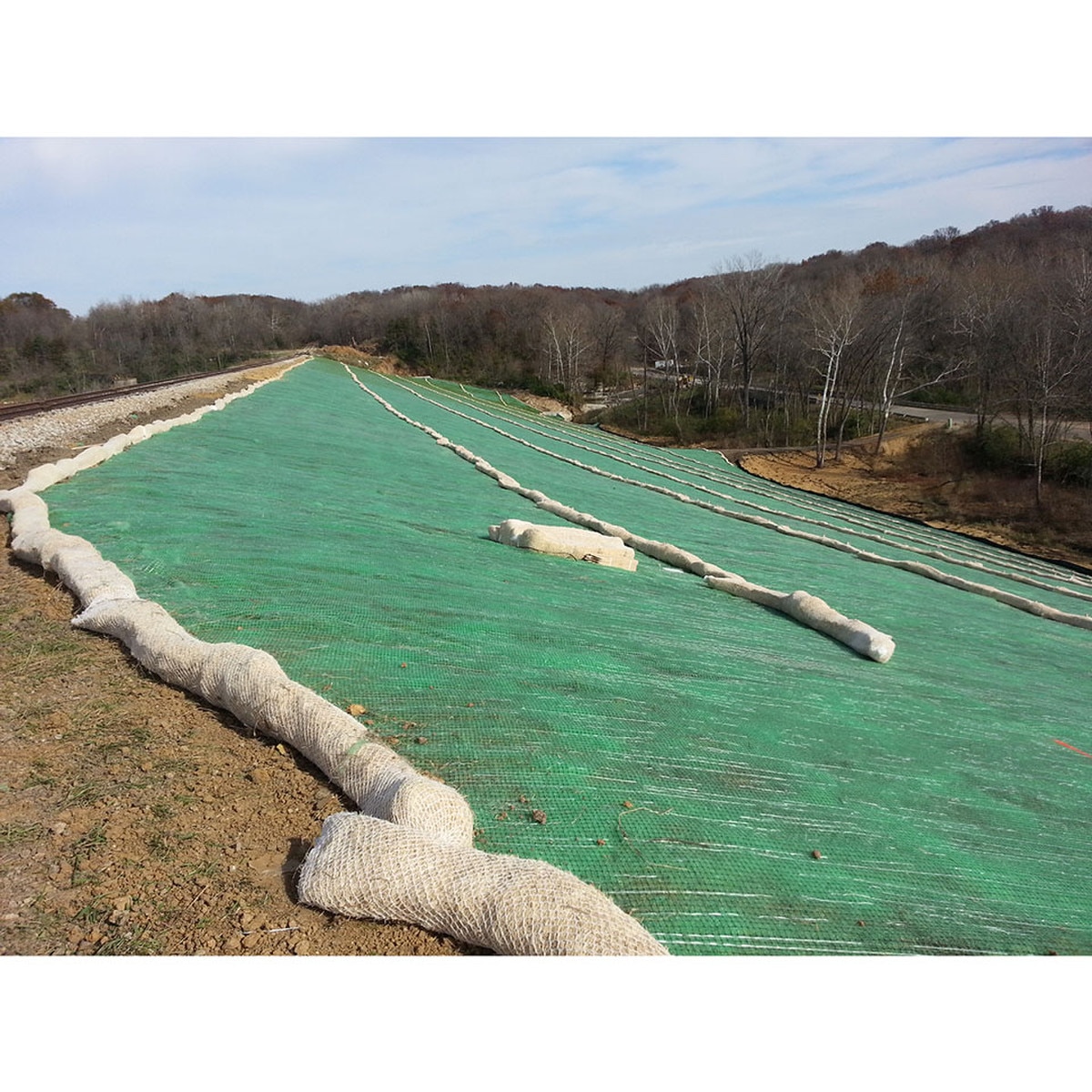 Coir Logs | Coir 200mm | Coir Perimetre Bund Containment | Clean up Spills | Ecospill | Brisbane Sydney Melbourne Perth Adelaide Canberra
